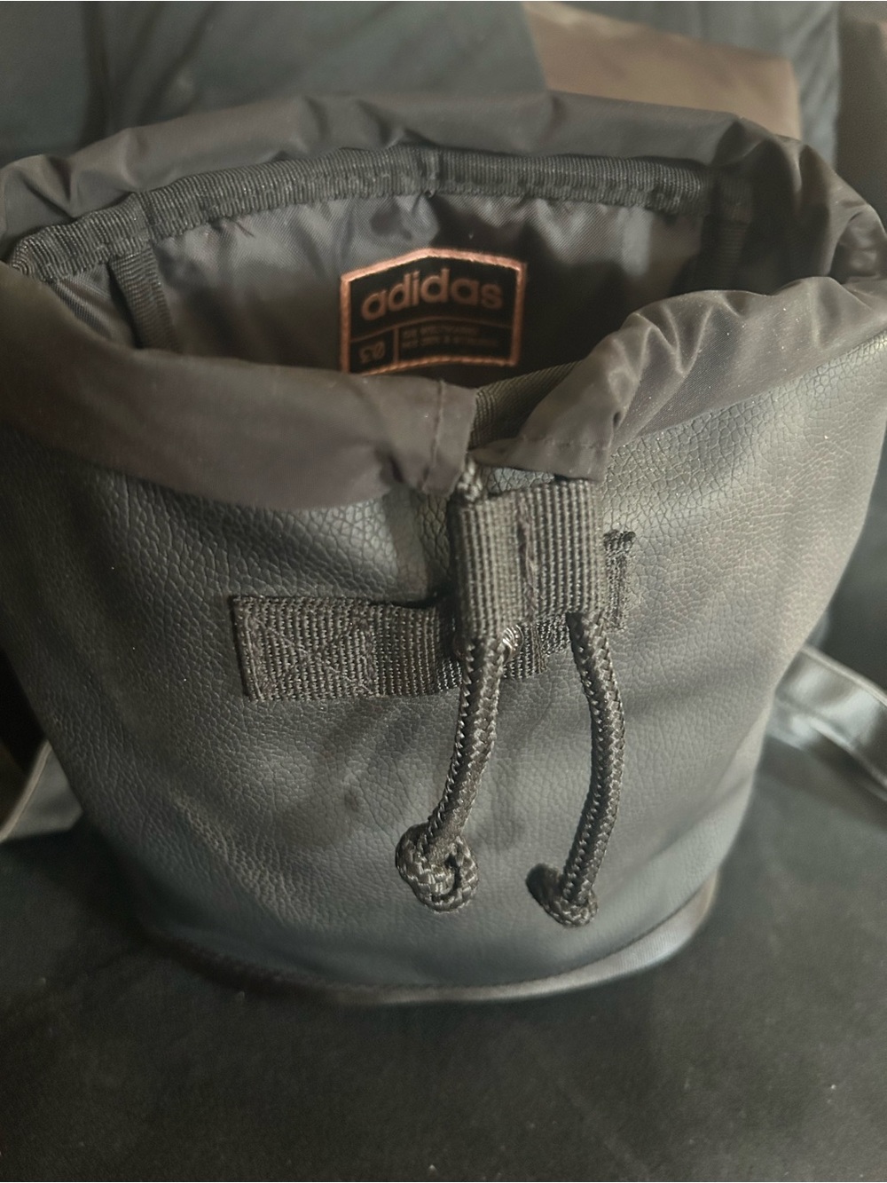 adidas Black Backpack with Rose Gold Accents - Picture 3 of 5